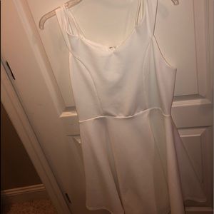 White Tank Top Casual Dress